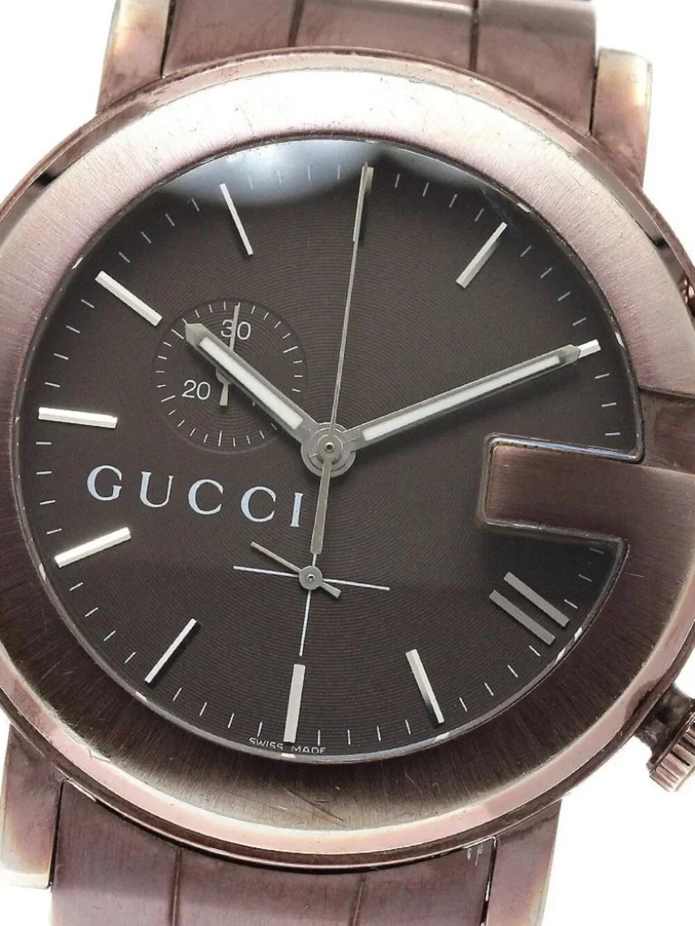 GUCCI G Chrono 101M/YA101341 Chronograph Brown Dial Quartz Men's Watch